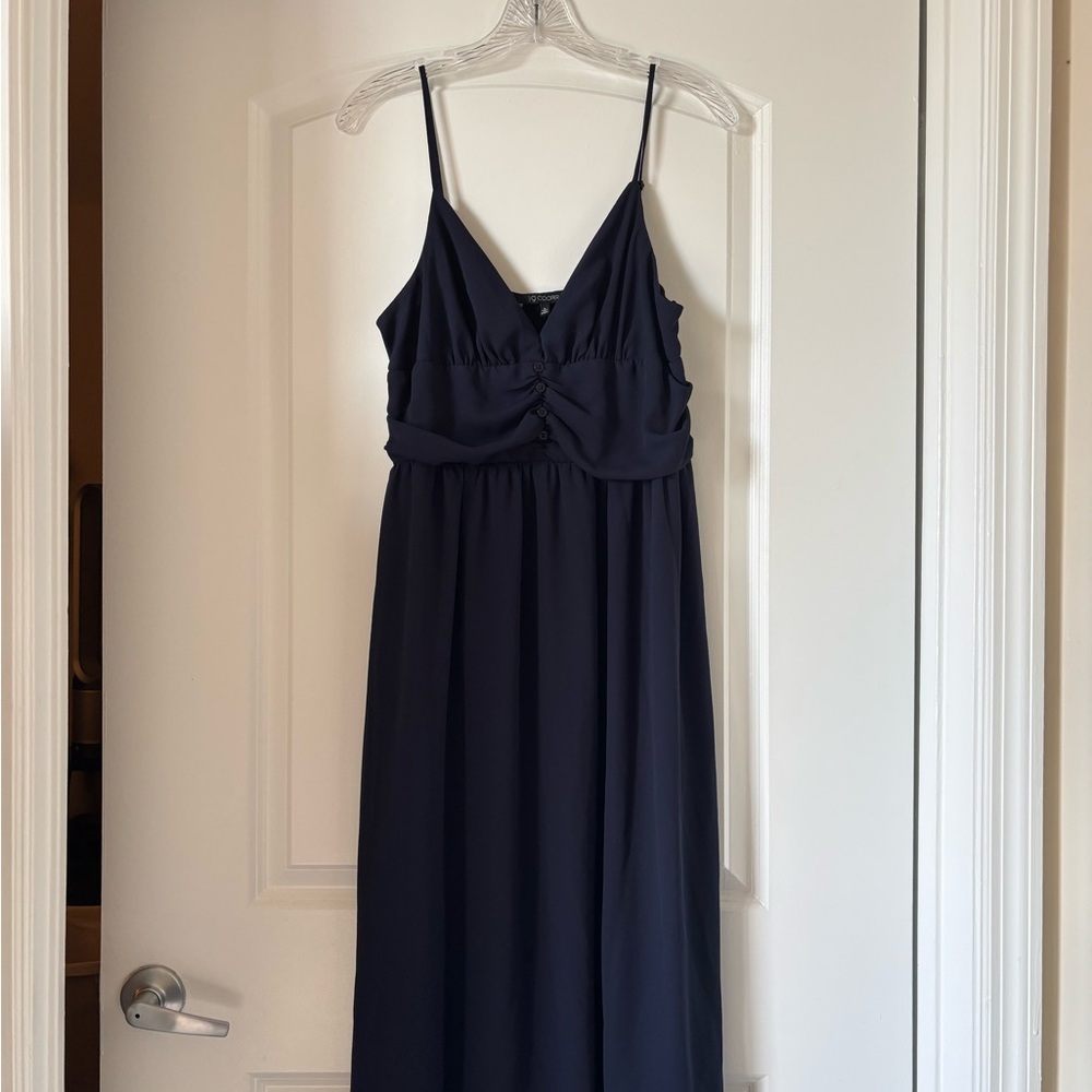 Elegant Navy Blue Dress